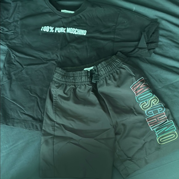 Moschino Black Shorts Relaxed Fit